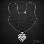 ZORAYA Crystal Heart Necklace