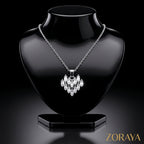 ZORAYA Crystal Heart Necklace
