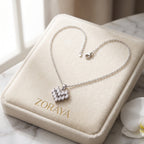 ZORAYA Crystal Heart Necklace