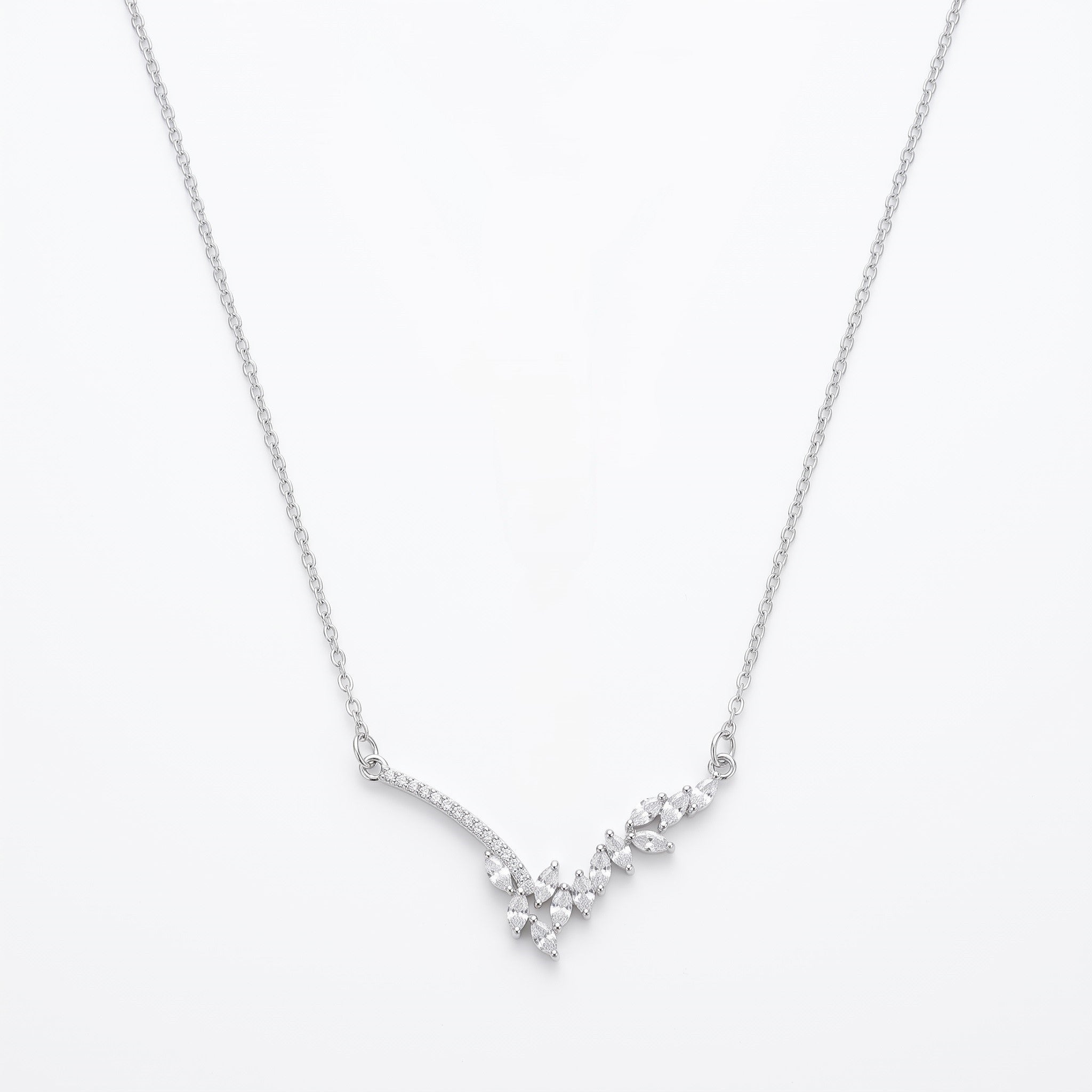 ZORAYA Crystal Vine Necklace