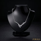 ZORAYA Crystal Vine Necklace