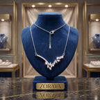ZORAYA Crystal Vine Necklace