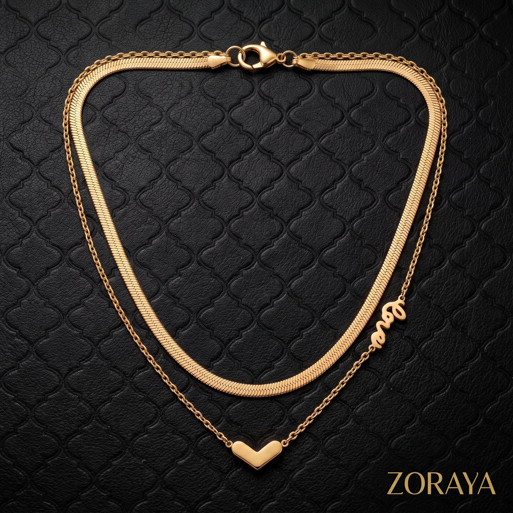 ZORAYA Love Layered Necklace