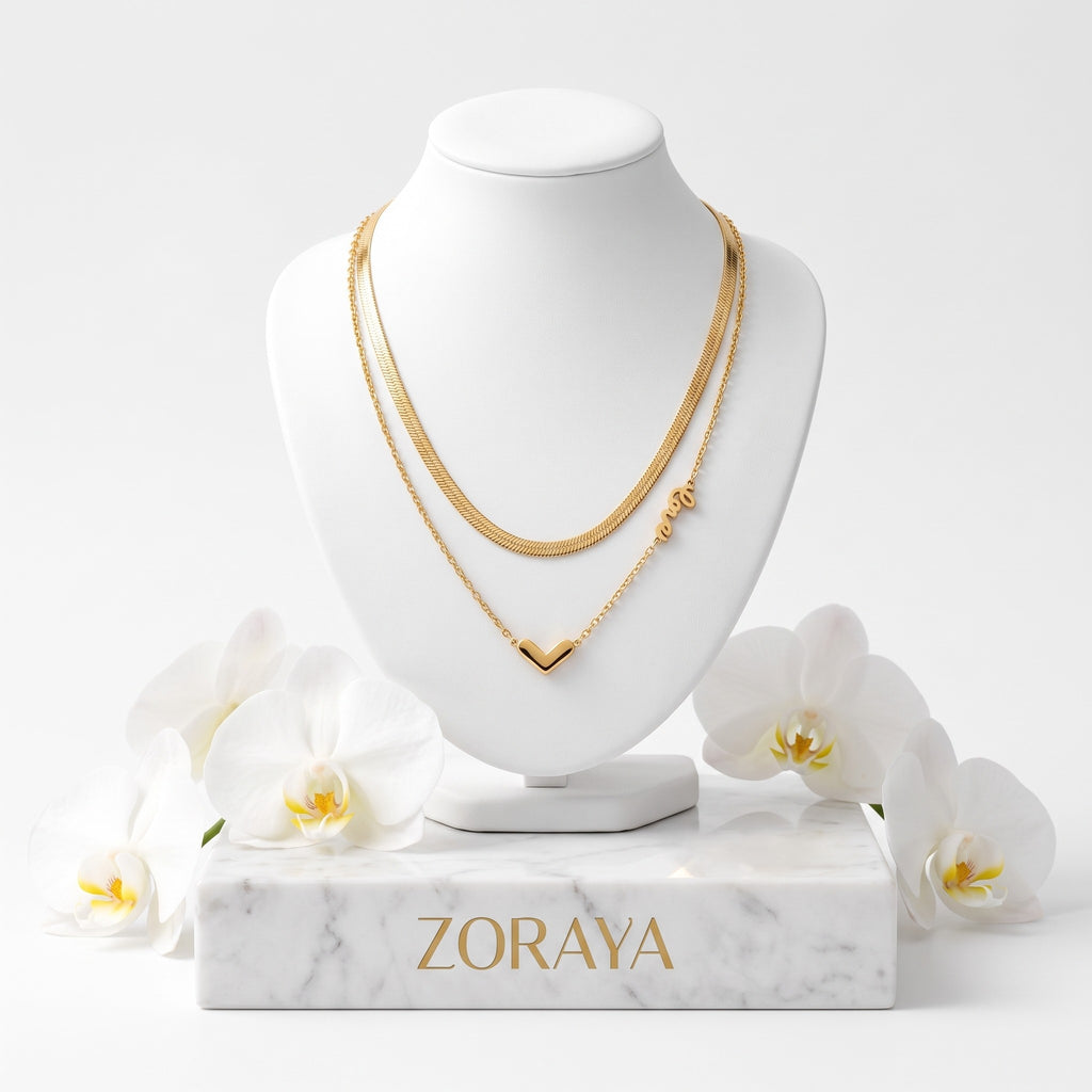 ZORAYA Love Layered Necklace