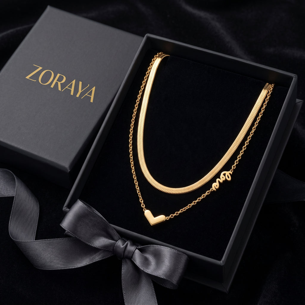 ZORAYA Love Layered Necklace