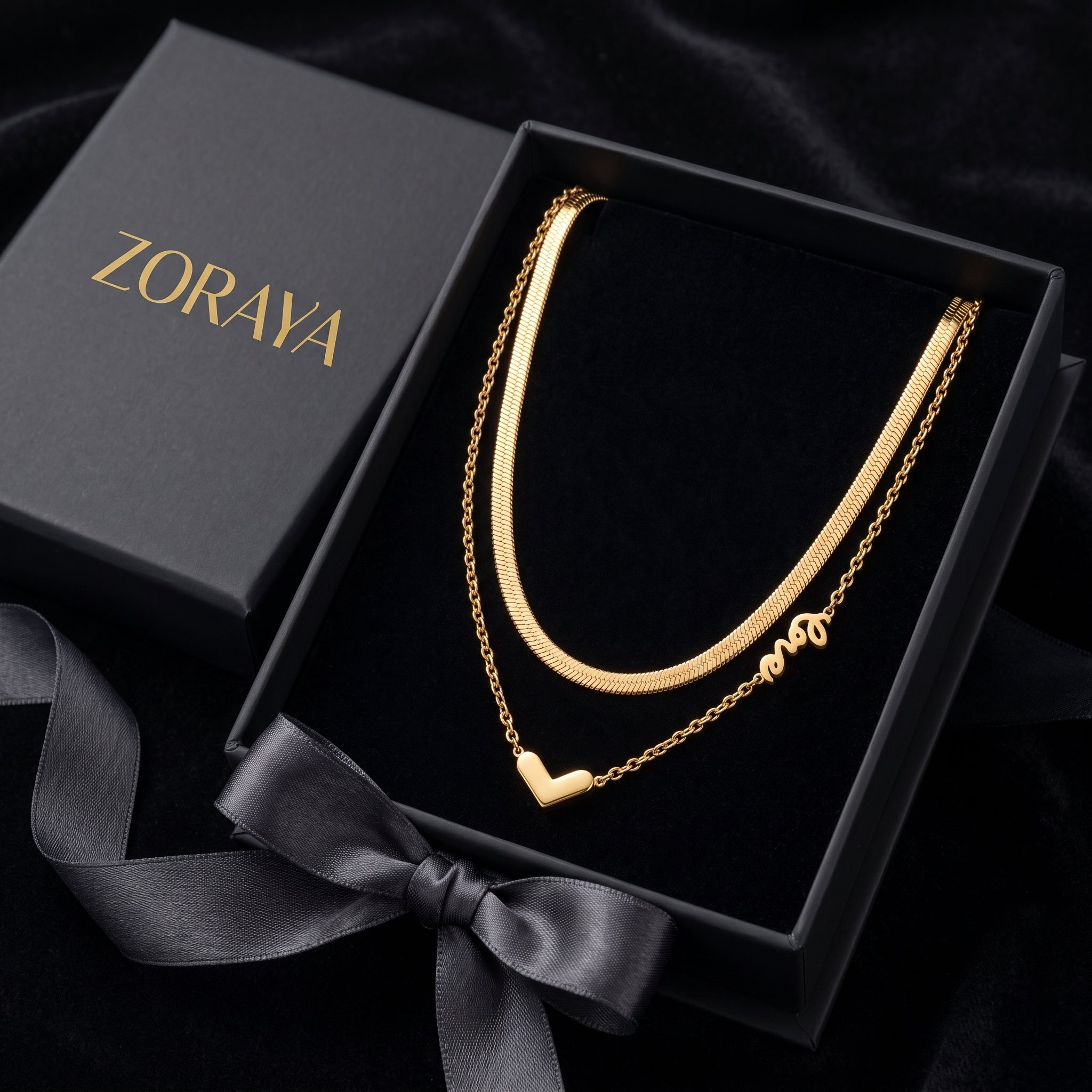 ZORAYA Love Layered Necklace