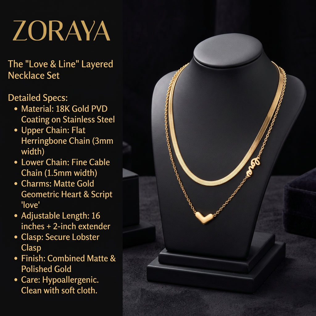 ZORAYA Love Layered Necklace