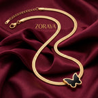 ZORAYA Elegant Butterfly Chain Necklace