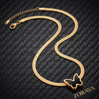 ZORAYA Elegant Butterfly Chain Necklace