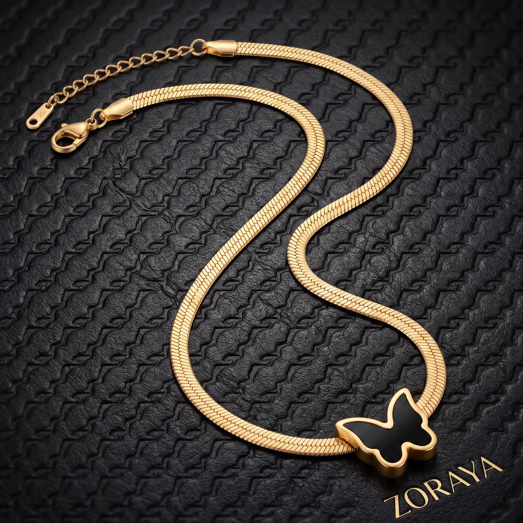 ZORAYA Elegant Butterfly Chain Necklace