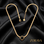 ZORAYA Clover Charm Necklace